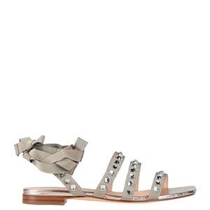 AGL Platinum Crystal Flats Size 39